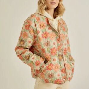 Trendility Printed Puff Hoodie Jacket